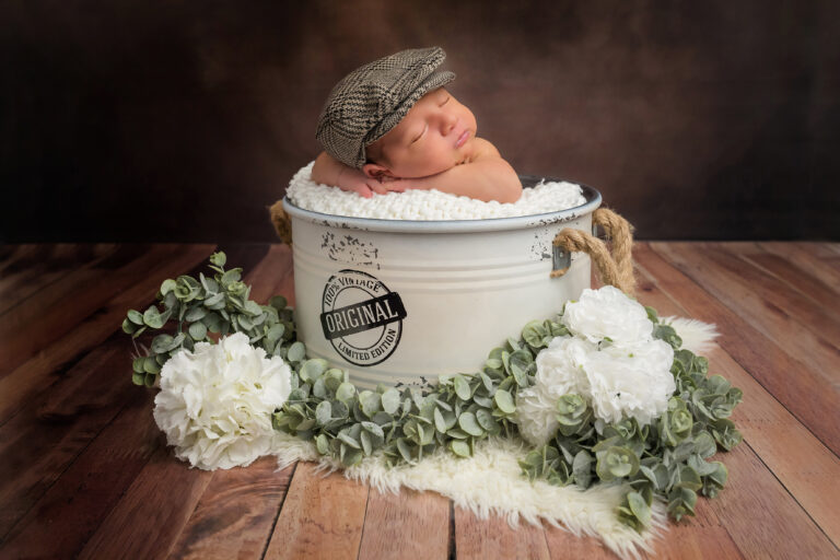 photo bébé en studio